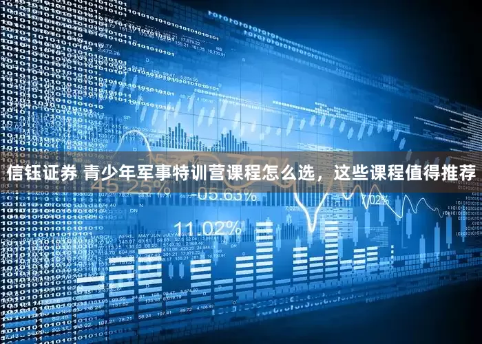 信钰证券 青少年军事特训营课程怎么选，这些课程值得推荐